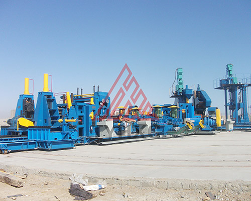 巴基斯坦φ426-2540X25.4mm中交集團(tuán)樁管機(jī)組，管長(zhǎng)30m